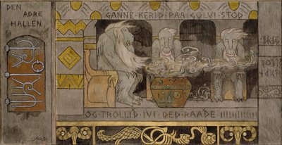 De tweede hal door Gerhard Peter Frantz Vilhelm Munthe